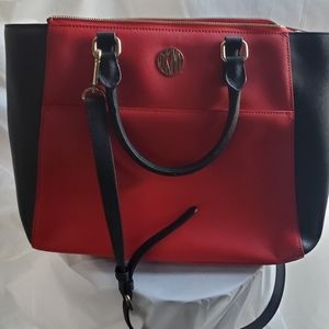 DKNY red/black shoulder bag NWOT